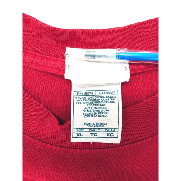 Vintage Coca Cola T-Shirt XL Collage Logo Red Snack Alstyle Barqs Fresca Sprite - Picture 6 of 9